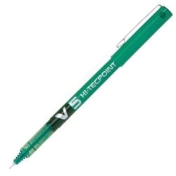 C/12 BOLIGRAF PILOT V5 VERD PUNTA 0,5MM