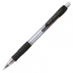 BOX OF 12 MECHANICAL PENCIL BLACK SUPERGRIP H-187 0.7MM