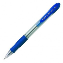 C/12 STYLO PILOT SUPERGRIP BLEU POINTE 1,0MM