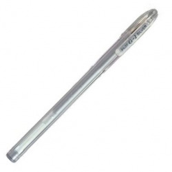 C/12 CANETA PILOT G-1 PRATA PONTA 0,7MM TINTA GEL