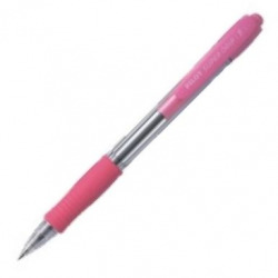C/12 BOLIGRAFO PILOT SUPERGRIP CORPO ROSA PUNTA 1,0MM