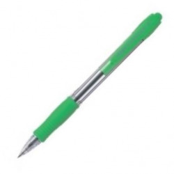 BOX OF 12 PENS PILOT SUPERGRIP LIGHT GREEN BODY 1,0MM TIP