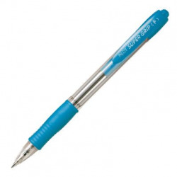 C/12 BOLIGRAFO PILOT SUPERGRIP COLOR CUERPO AZUL CLARO PUNTA 1,0MM