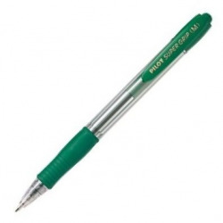C/12 BOLIGRAF PILOT SUPERGRIP VERD PUNTA 1,0MM