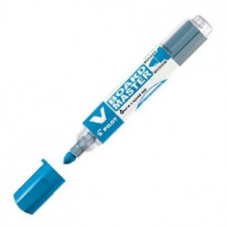 BOX OF 10 FELT-TIPPED BOARD MARKER VBOARD MASTER REFILLABLE BLUE