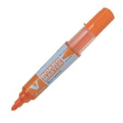 BOX OF 10 FELT-TIPPED BOARD MARKER VBOARD MASTER REFILLABLE ORANGE