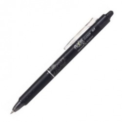 C/12 STYLO FRIXION CLICKER BALL 0,7MM NOIR EFFAÇABLE