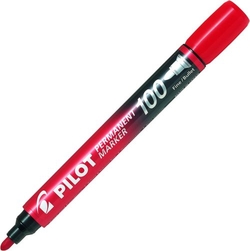 C/12 ROTULADOR PERMANENTE PILOT SC 100 COR VERMELLO