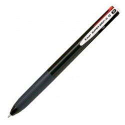 C/12 STYLO SUPERGRIP G 4 COULEURS COULEUR NOIR