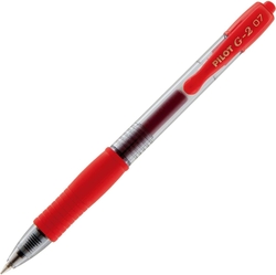C/12 STYLO PILOT G-2 ROUGE POINTE 0,7MM RECICLADO