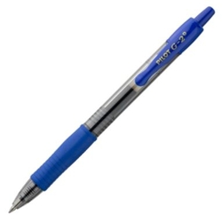 C/12 STYLO PILOT G-2 BLEU POINTE 0,7MM RECICLADO