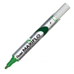C/12 RETOLADOR MAXIFLO S COLOR VERD PUNTA MEDIA PENTEL