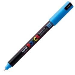 MARCADOR UNI-POSCA PC1MR COR AZUL CLARO PUNTA 0,7MM