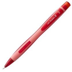portaminas uni shalaku s 0,5mm color rojo
