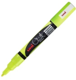 MARQUEUR UNI-CHALK PC5M COULEUR JAUNE FLUOR 1.8-2.5MM