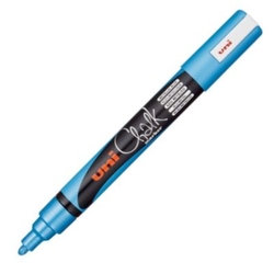 RETOLADOR TIZA LIQUIDA BLAU CLARO UNI-CHALK MARKER PWE