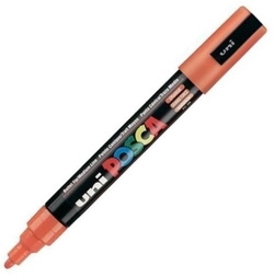 MARCADOR UNI-POSCA PC5M COR LARANJA FLUOR PONTA 1,8-2,5MM