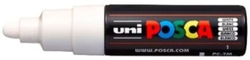 Marcador uni-posca pc7m color blanco punta 4,5-5,5mm