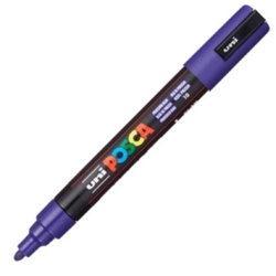 MARCADOR UNI-POSCA PC5M COR AZUL PRUSIA 1.8-2.5MM