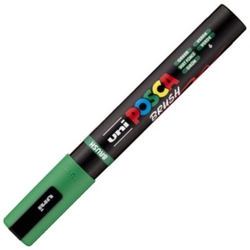 MARCADOR UNI-POSCA BRUSH PONTA 1-4MM PC-5BR COR VERDE