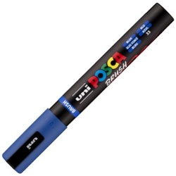 MARCADOR UNI-POSCA BRUSH PUNTA 1-4MM PC-5BR COR AZUL