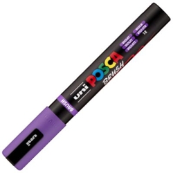 MARCADOR UNI-POSCA BRUSH PONTA 1-4MM PC-5BR COR VIOLETA