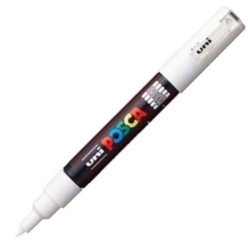 MARCADOR UNI-POSCA PC1M COLOR BLANC PUNTA 0,7MM PC1M01