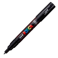 MARCADOR UNI-POSCA PC1M COR NEGRO PUNTA 0,7MM