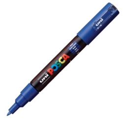 MARCADOR UNI-POSCA PC1M COR AZUL MARINHO PONTA 0,7MM