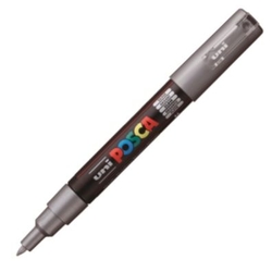 UNI-POSCA PC1M SILVER MARKER 0.7MM TIP PC1M26