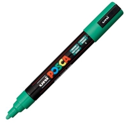MARCADOR UNI-POSCA PC5M COLOR VERD PUNTA 1,8-2,5MM