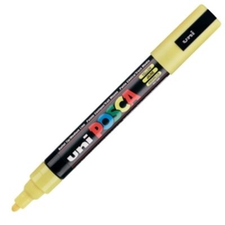 MARCADOR UNI-POSCA PC5M COLOR GROC PUNTA 1,8-2,5MM