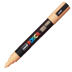 MARCADOR UNI-POSCA PC5M COLOR TARONJA CLARO PUNTA 1.8-2.5MM
