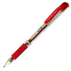 C/12 CANETAS UNI-BALL SIGNO BROAD VERMELHO METALICO 1MM