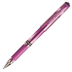 C/12 CANETAS UNI-BALL SIGNO BROAD COR-DE-ROSA METALICO 1MM