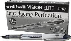 C/12 ROLLERBALL ENCRE GEL UB-200 VISION ELITE 0,8MM NOIR