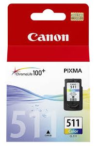 CARTUXO TINTA ORIGINAL CANON CL511 TRICOLOR