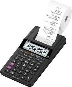 CALCULATRICE IMPRESORA HR-8RCE PANTALLA 12 DIGITOS NEGRA