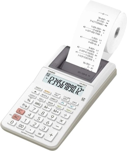 CALCULATRICE IMPRESORA HR-8RCE PANTALLA 12 DIGITOS BLANCHE