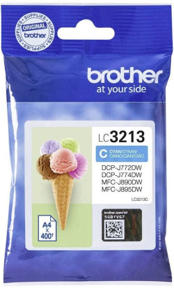 CARTUXO TINTA ORIGINAL BROTHER LC3213BK NEGRE