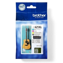 Cartucho Brother Lc421Xl Multipack 4 500Pag