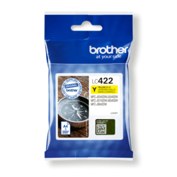 Cartucho Tinta Brother Lc422Y Amarillo 550