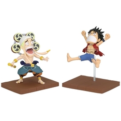 Figura Monkey D Luffy &, Enel World Collectable One Piece