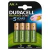Pack De 4 Pilas Aa Duracell Hr06-P/ 1.2V/ Recargables