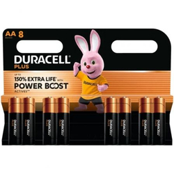 Pack De 8 Pilas Aa Duracell Plus Power Boost Dpblr6B8/ 1.5V/