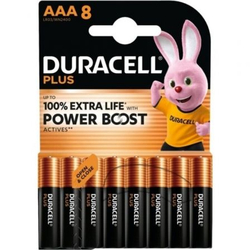 Pack De 8 Pilas Aaa Duracell Plus Power Boost Dpblr3B8/ 1.5V