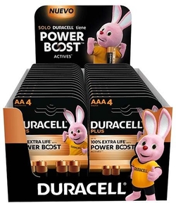 Expositor 40 blister pilas duracell power boost