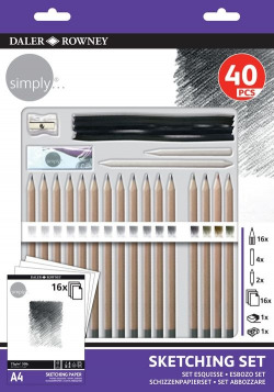 SET DE ESBOZO SYMPLI 40 PEZAS