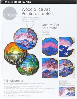 CREATIVE SET 18 PIECES WOOD PAINTING