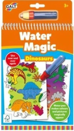 LIBRETA PARA COLOREAR WATER MAGIC DINOSAURS